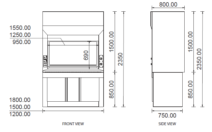 general purpose fume hoods-1